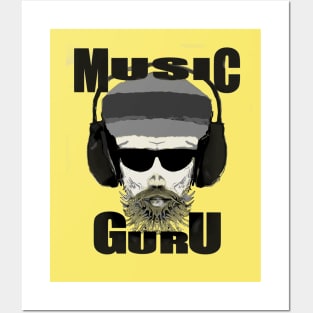 Music 80's Retro DJ Vynyl Guru Posters and Art